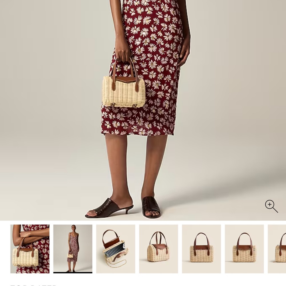 J. Crew Tan Crossbody Bag with Gold Hardware